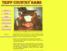 Tablet Screenshot of countryhams.com
